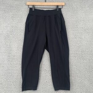 Lululemon Rejuvenate Loose Crops 18" Size 2 Black